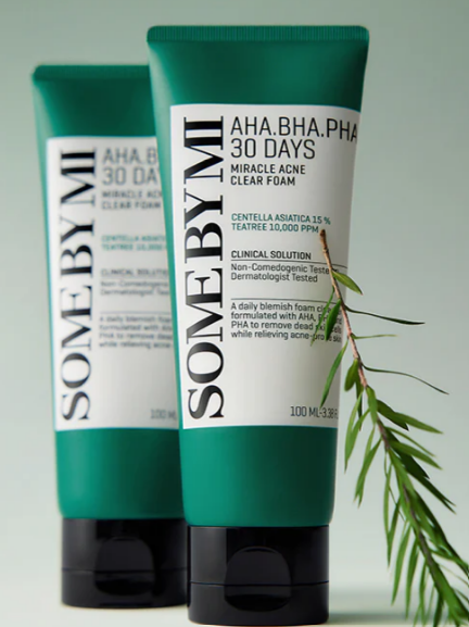 Some By Mi AHA BHA PHA 30 Days Miracle Acne Clear Foam 100ml