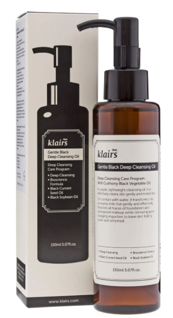 Dear Klairs Gentle Black Deep Cleansing Oil