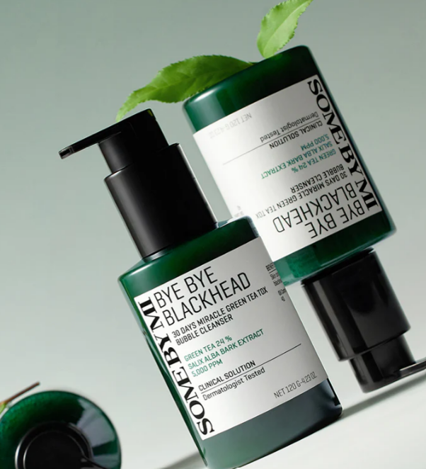Some By Mi Bye Bye Blackhead 30 Days Miracle Green Tea Tox Bubble Cleanser 120g